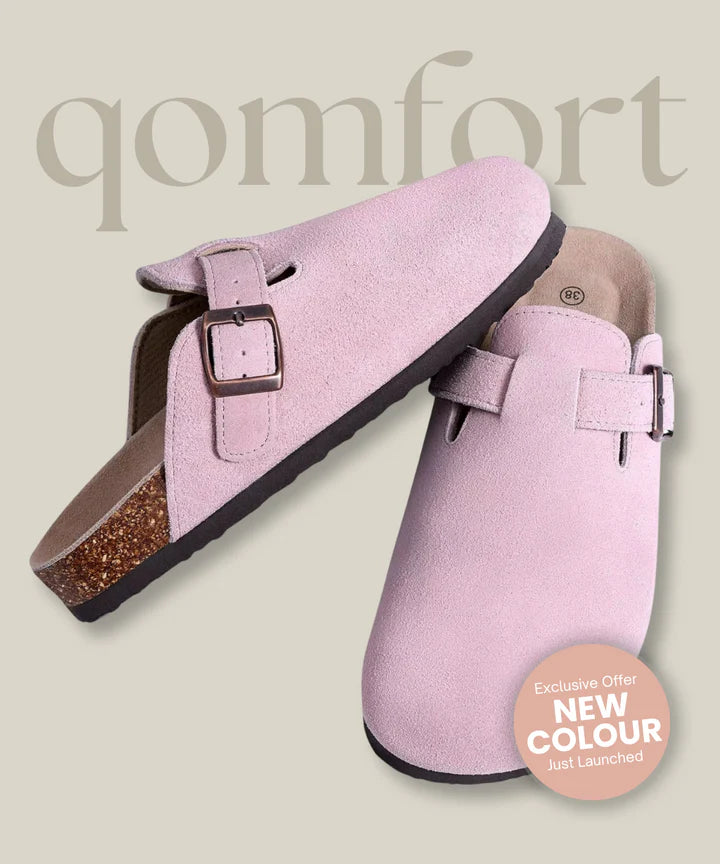Genuine Suede Qomfort Clogs