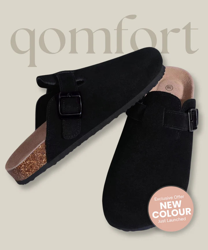 Genuine Suede Qomfort Clogs