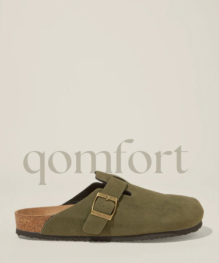 Genuine Suede Qomfort Clogs