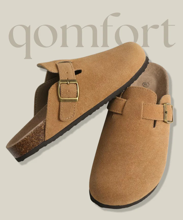 Genuine Suede Qomfort Clogs