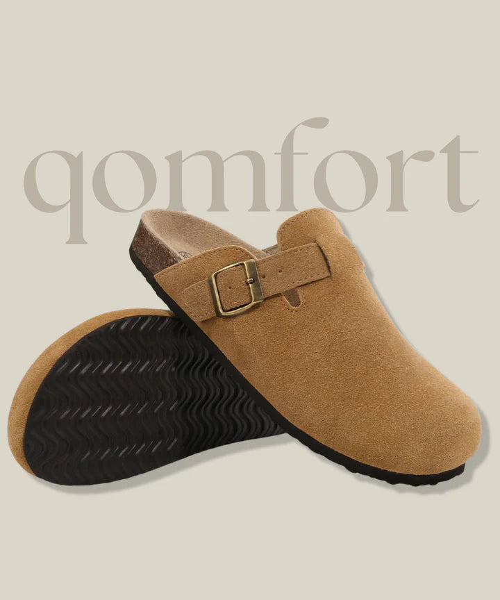 Genuine Suede Qomfort Clogs