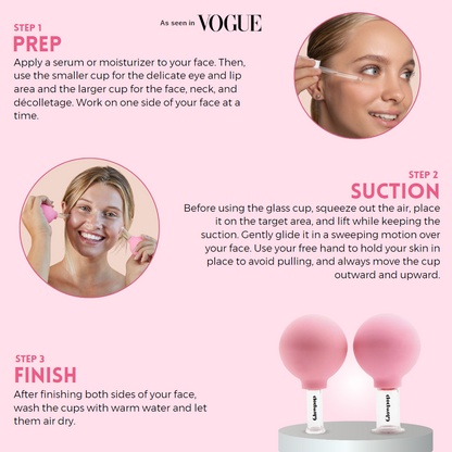 GLOWPOP™ GLASS FACIAL CUPS SET